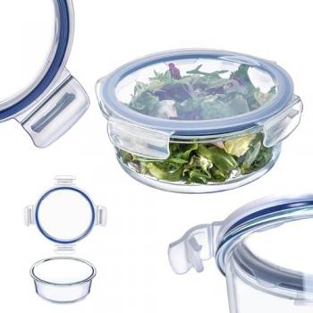 Boîte de stockage alimentaire KADAX – verre, 1300 mL, couvercle hermétique