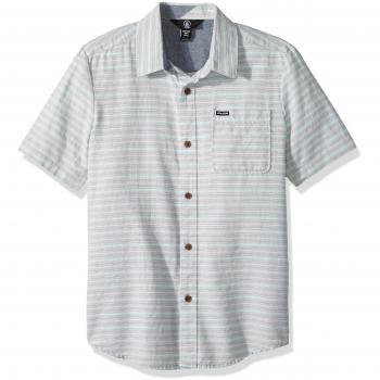Volcom Eastport Chambray Ss Wrecked Indigo pour Enfants