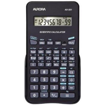 Aurora AX-501 Pocket Scientific Calculator Black