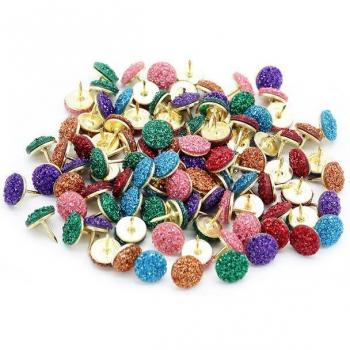 50pcs Colored Thumbtacks for Office Use