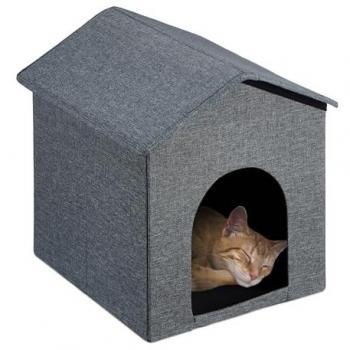 Niche Grise Relaxdays avec Toit