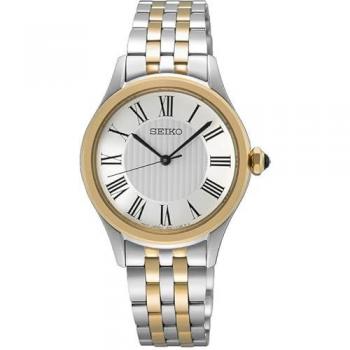 Seiko SUR612P1 Two‑Tone Elegant Women's Timepiece