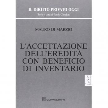 L' accettazione dell'eredità con beneficio di inventario