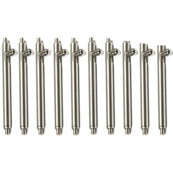 10pcs Watch Repair Spring Bars 1.5mm Quick Release Stainless Steel