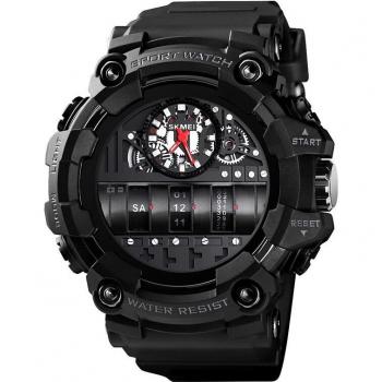 Montre Quartz SKMEI Homme Sport PU Étanche 2x