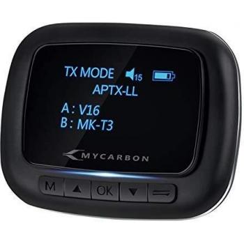 MYCARBON Bluetooth 5.1 AUX/RCA Sender/Receiver mit OLED Display