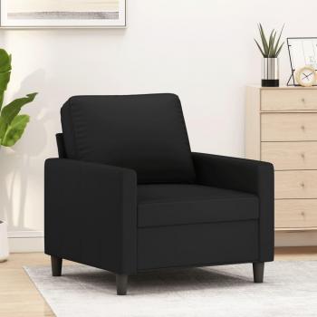 VidaXL Sessel 60 cm Schwarz Samt