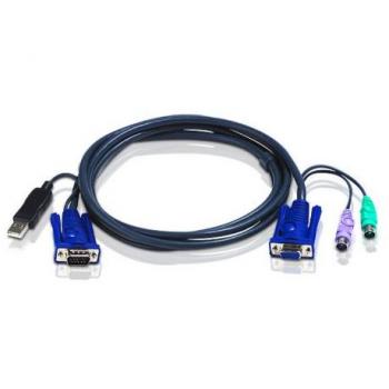 Câble vidéo/USB ATEN 2L‑5206UP 6 m