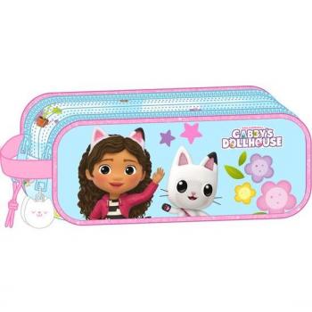 Twee-poppen tas Gabby’s Dollhouse, Maat: 21x8x6 cm, Safta