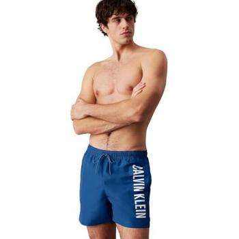 Calvin Klein Pantaloncini di nuoto Blu/Bianco