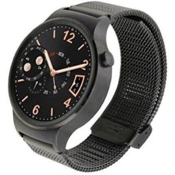 Correa de malla de acero inoxidable para Huawei Watch 42 mm (Negro)