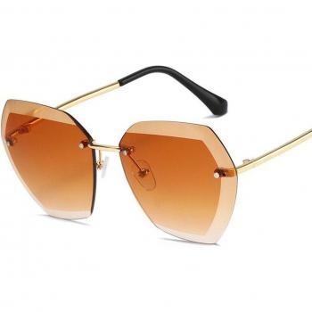 GIFANSEE Cute Rimless Sunglasses for Boys and Girls