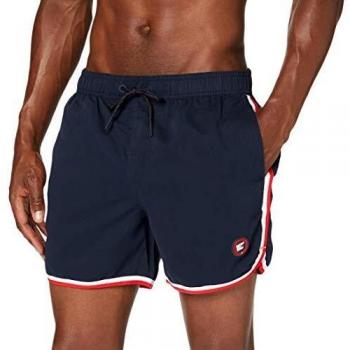 Short de bain Superdry Echo Surf Racer, Bleu (Darkest Navy 49p), 2XL Homme