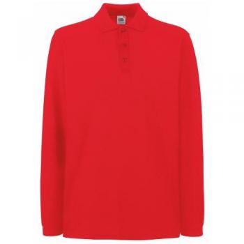 Polo largo para hombre 2XL rojo de Fruit Of The Loom