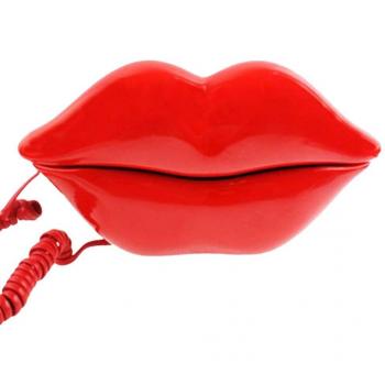 Corded Lip Design Telephone