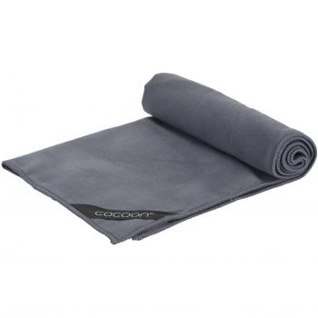 Cocoon Microfaser‑Reisehandtuch S‑Größe, 60 × 30 cm, Grau (Manatee)
