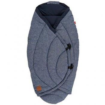 Kaiser Sommer-Einschlagdecke Carl Melange – Dunkles Blau mit Melange-Ton