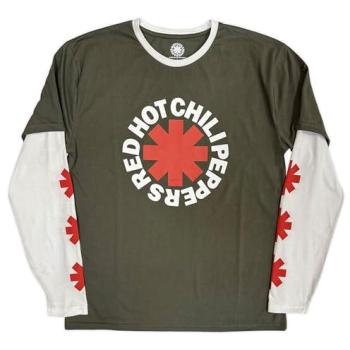 Red Hot Chili Peppers Green Graphic T-Shirt – Asterisk Layered, M