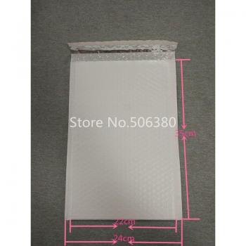 40pcs Padded Poly Bubble Mailers, 240mm x 350mm, Self-Sealing White