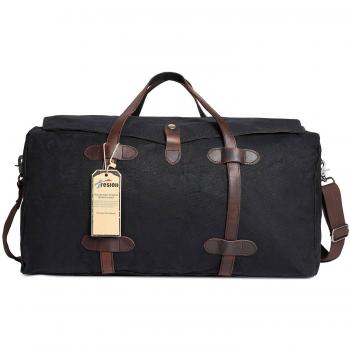 Sac de Week-end Fresion en Toile et Cuir