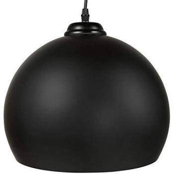 Suspension Sphère en Métal Noir TEMPT