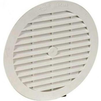 Grille d'aération ronde NICOLL pour tuyau fibrociment Ø110 mm