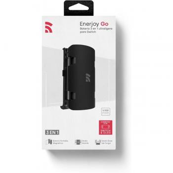 Batería Portátil Remotto Enerjoy 5000 mAh Negro – Switch y OLED