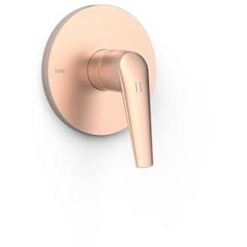 Mitigeur encastré douche 1 voie Rapid-box Or Rose Mat 24K