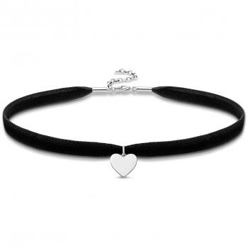 Thomas Sabo Herz‑Kette „Glam & Soul“ 925 Sterlingsilber, L36 cm