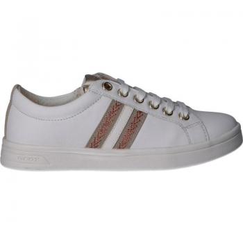 Sneaker Geox Djock Bianco e Rosa Oro EU 28