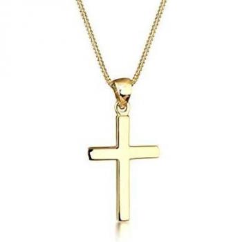 Collar Elli de plata 925 con diseño de cruz para damas