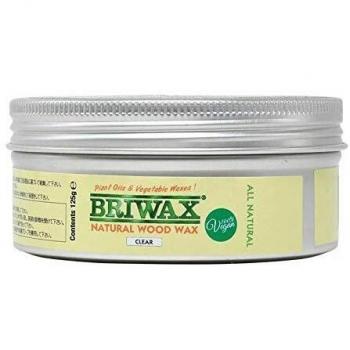 Briwax Natural Wood Wax 125g, Brown