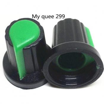 Bouchons de potentiomètre 6mm en plastique