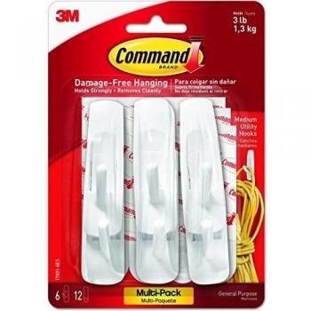 Command Medium Utility Hooks 6 Pack