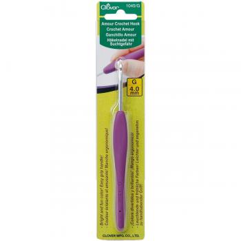 Soft Grip Crochet Hook 4.0mm by Clover