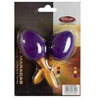 Stagg Plastic Egg Maracas Purple