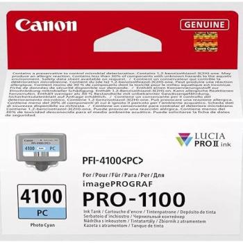 PFI‑4100PC Cyan Photo (Canon) – Réserve de 80 mL
