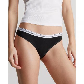 Slip calvin klein nero da donna