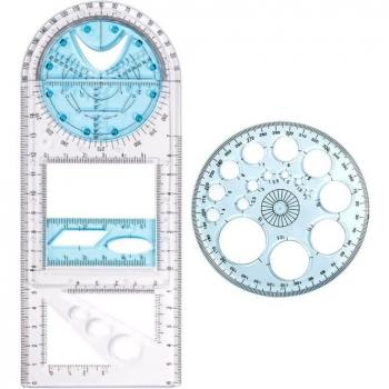 Round Protractor Geometry Set
