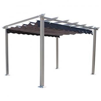 Gazebo Giardino Milani Home 3x4 Tortora