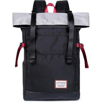Mochila Casual con Rollo Negro