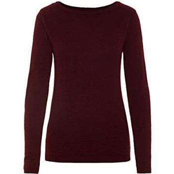 Vero Fashion Suéter Noos Estructura LS, Rojo Port Royale, Talla 36