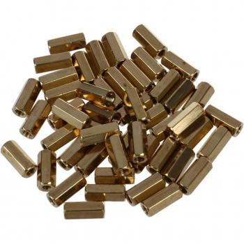 50 Pcs 11mm Hexagonal M3 PCB Standoff Spacers