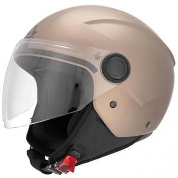 Casco jet acerbis jet brezza merallic marrone opaco