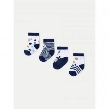 Mayoral 9862 4er-Set hohe Socken für Kinder in Dunkelblau