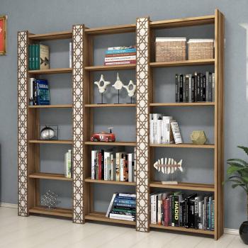 Hanah Home, Wohnregal Jameson (184 x 24 x 170 cm)