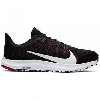Nike Quest 2, Chaussures de Course Homme, Multicolore (Noir/Blanc/Anthracite/Rouge Université 008), 47 EU