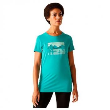 T-shirt Femme Regatta Fingal Stretch en Bleu