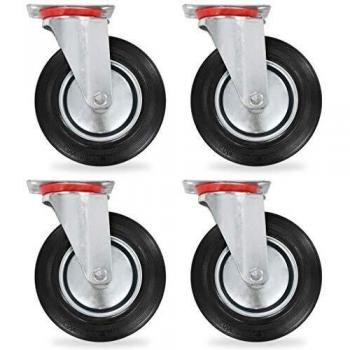 Vidaxl 12 Swivel Casters, 200 mm