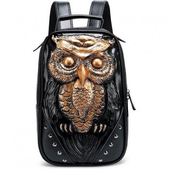 DIOMO Frauen Rucksack mit 3D Eule